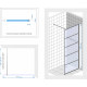 Душевая перегородка STWORKI Кронборг LOFT-GW- 105х220 105 см, профиль черный матовый