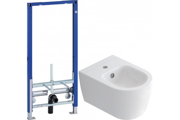 Комплект Биде подвесное STWORKI Ноттвиль K3106-2605 + Инсталляция Geberit Duofix