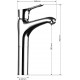 Смеситель для раковины STWORKI Мальмё 32162-147/1CG-IG11