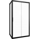 Душевой уголок STWORKI Эстерсунд 120x80 см профиль черный матовый