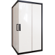 Душевой уголок STWORKI Дублин 120x120 см профиль черный матовый