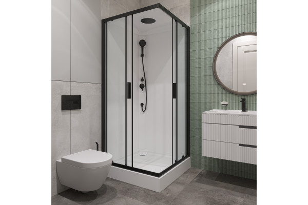 Душевая кабина STWORKI Кронборг HWKC-403-090BT 90x90
