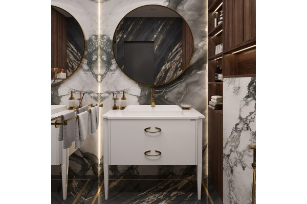 Мебель для ванной STWORKI Luna 100 white
