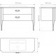 Мебель для ванной STWORKI Luna 100 white