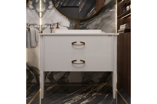 Мебель для ванной STWORKI Luna 100 white