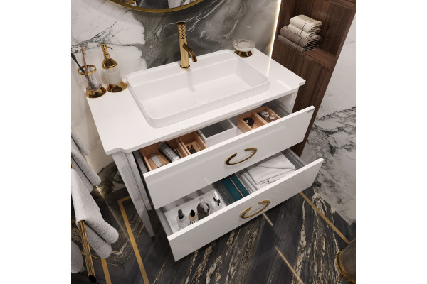 Мебель для ванной STWORKI Luna 100 white