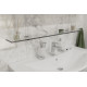 Полка STWORKI Glass Shelf 100 полкодержатели хром