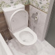 Унитаз-компакт STWORKI Мосс HDC527P, с микролифтом