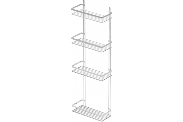 Полка Tekno-tel ES ES060SSS 4 яруса, хром
