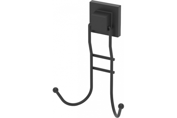 Крючок Tekno-tel EasyFIX EF236B двойной, черный