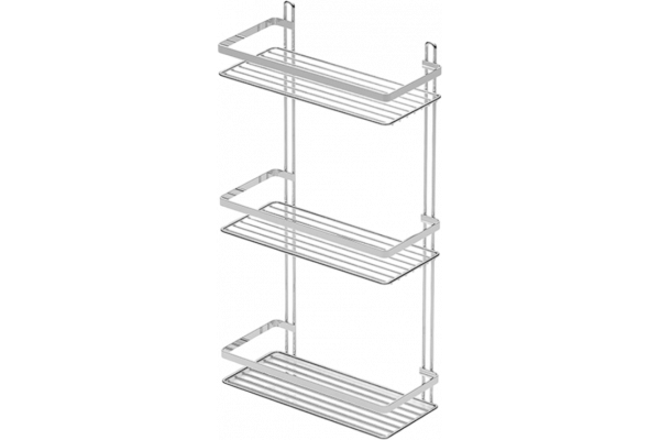 Полка Tekno-tel ES ES065SSS 3 яруса, хром