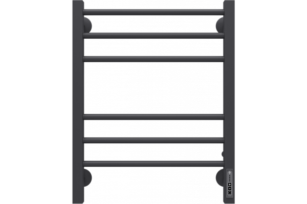 Полотенцесушитель электрический Terminus Сицилия П6 450x600, матовый чёрный