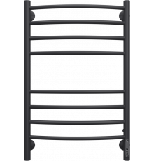 Полотенцесушитель электрический Terminus Классик П8 500x800, матовый чёрный