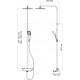 Душевая стойка Teska Galaxy DK 3301C