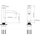 Смеситель для раковины Teska Atlas Leo S E5717 золото