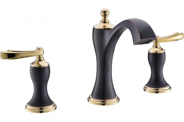 Смеситель для раковины Timo Unari 7511/04F black antique