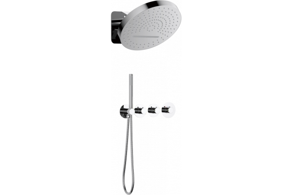 Душевой комплект Timo Saona SX-2329/00SM С ВНУТРЕННЕЙ ЧАСТЬЮ, с термостатом, хром
