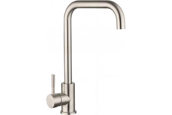 Смеситель для кухни TopZero WIX 206 INOX нержавеющая сталь
