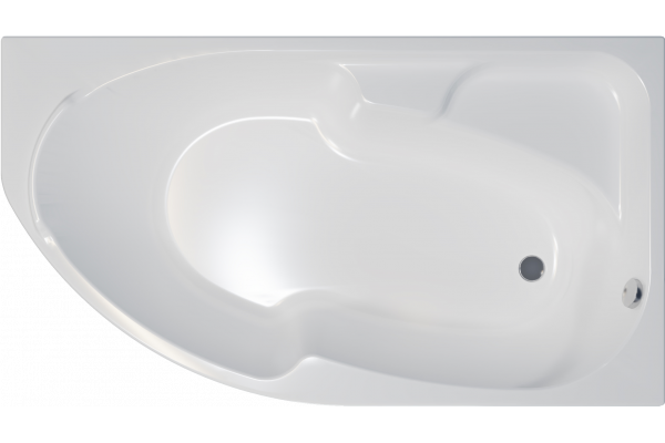 Акриловая ванна Triton София R 170x95 см, угловая, с каркасом, асимметричная
