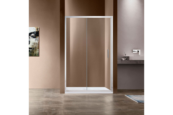 Душевая дверь в нишу Vincea Garda VDS-1G105CL 105 см, профиль хром, стекло прозрачное