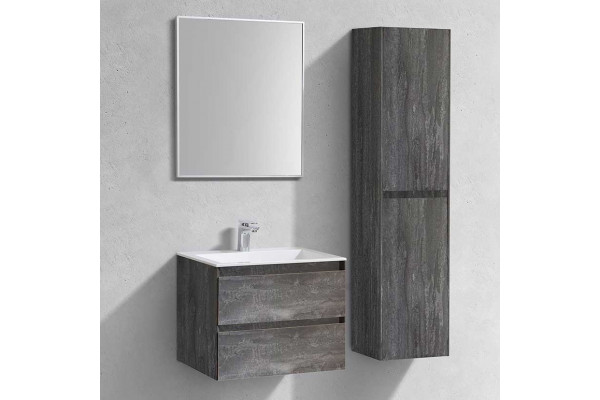 Мебель для ванной Vincea Luka 60 2 ящика, камень
