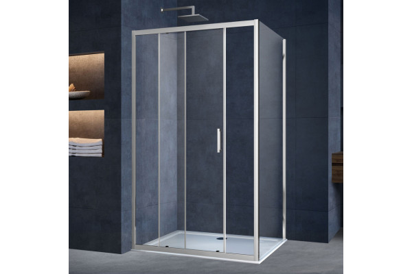 Душевой уголок Vincea Alpha VSR-3AL9012CL 120х90 см, профиль хром