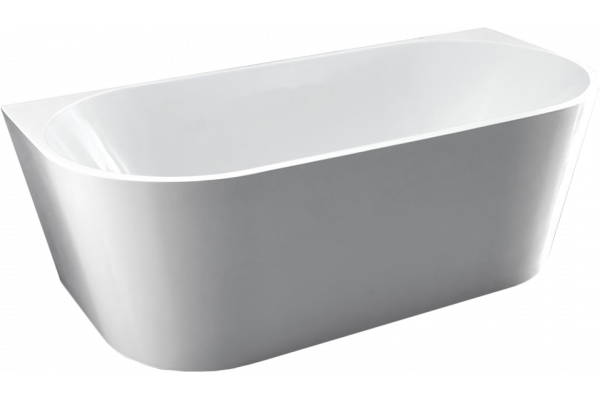 Акриловая ванна Vincea VBT-421-1800 180x80 см, овальная, с ножками, со сливом-переливом