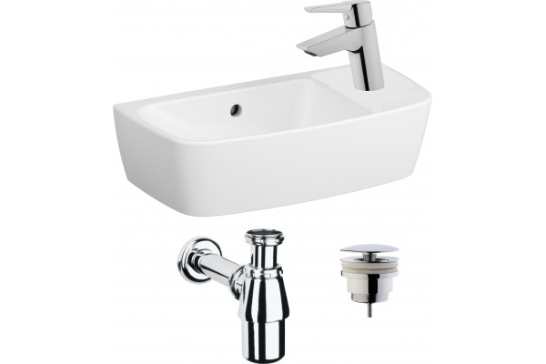 Комплект Рукомойник VitrA Compact 7070B003 + Смеситель VitrA Solid S для раковины