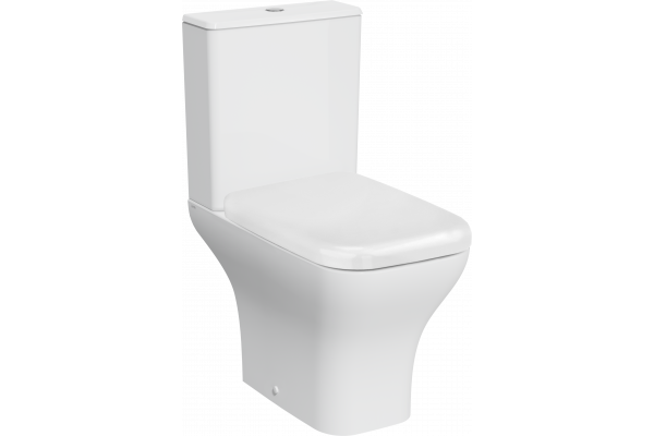 Унитаз-компакт VitrA Polar 9843B003-7201 безободковый, с микролифтом
