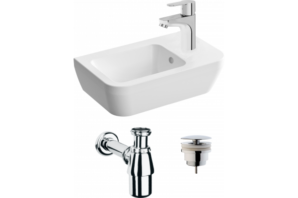 Комплект Рукомойник VitrA Integra 7091B003 + Смеситель VitrA Solid S для раковины