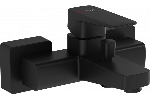 Смеситель для ванны с душем VitrA Root Square A4273736EXP черный