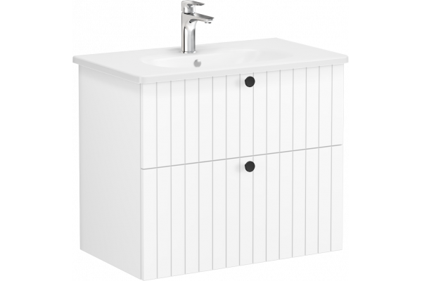 Тумба с раковиной VitrA Root Groove 80 белая