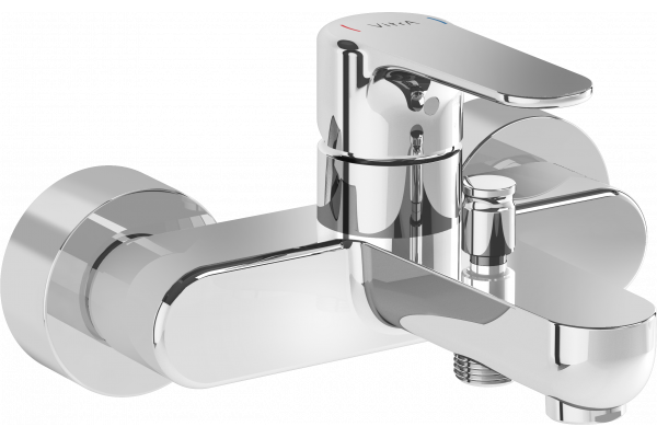 Смеситель для ванны с душем VitrA Root Round A42725EXP хром