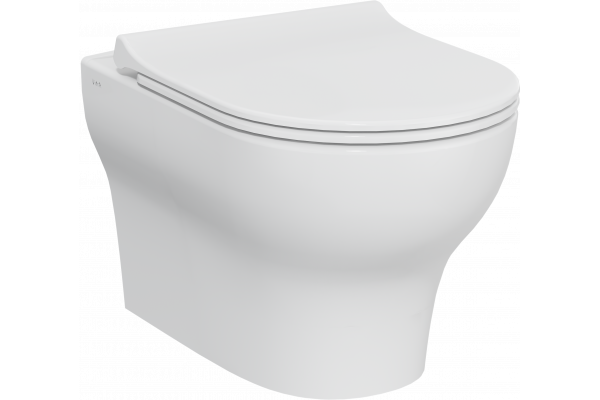 Унитаз подвесной VitrA Zentrum Round 7786B003-0075 безободковый, с микролифтом