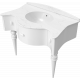 Тумба с раковиной VOQ Charlotte 95 premium white
