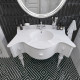 Тумба с раковиной VOQ Charlotte 95 premium white