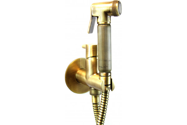 Гигиенический душ Webert EL870301065Metal со смесителем, С ВНУТРЕННЕЙ ЧАСТЬЮ, бронза