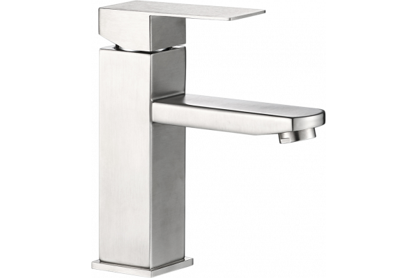 Смеситель для раковины WesnaArt Kubus KUB13-210 сатин