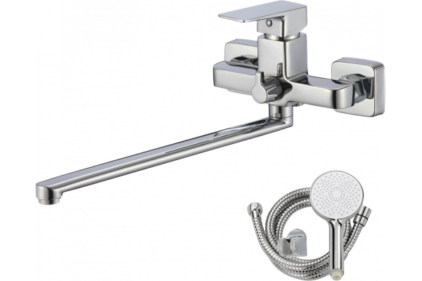 Смеситель для ванны с душем WesnaArt Narcis NAR06-320-25221 хром
