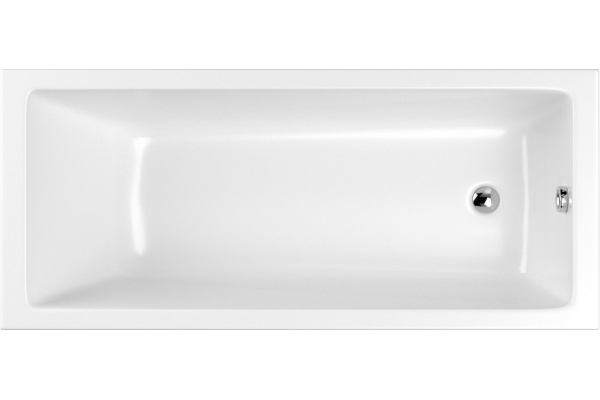 Акриловая ванна WHITECROSS Wave 170x75 см, с каркасом