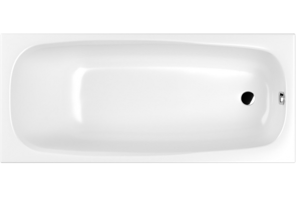 Акриловая ванна WHITECROSS Layla 170x75 см, с каркасом