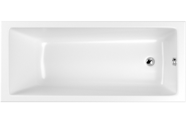 Акриловая ванна WHITECROSS Wave Slim 170x75 см, с каркасом