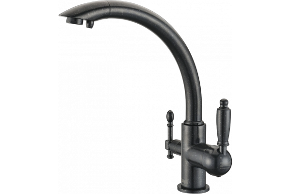 Смеситель для кухни Zorg Clean Water ZR 314 YF-33 черный металл
