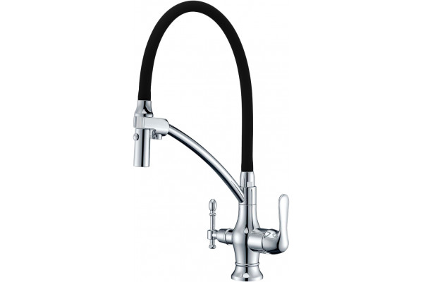 Смеситель для кухни Zorg Sanitary ZR 347-6 YF с гибким изливом