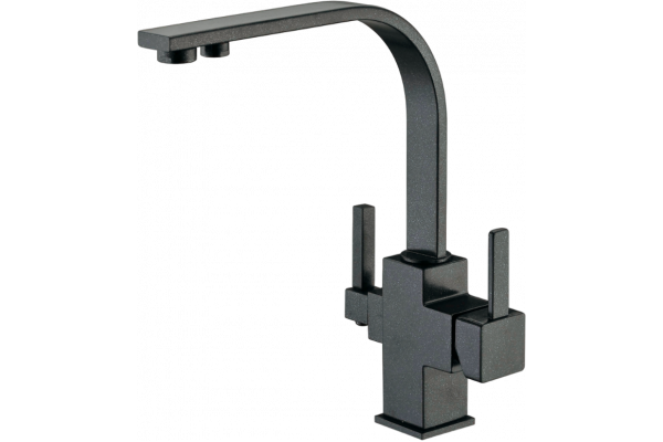 Смеситель для кухни Zorg Sanitary ZR 332 YF черный металлик