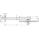 Верхний душ Hansgrohe Raindance E 26239000 300 1jet EcoSmart хром,  в современном стиле