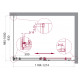 Душевой уголок BelBagno ACQUA-AH-1-120/100-C-Cr